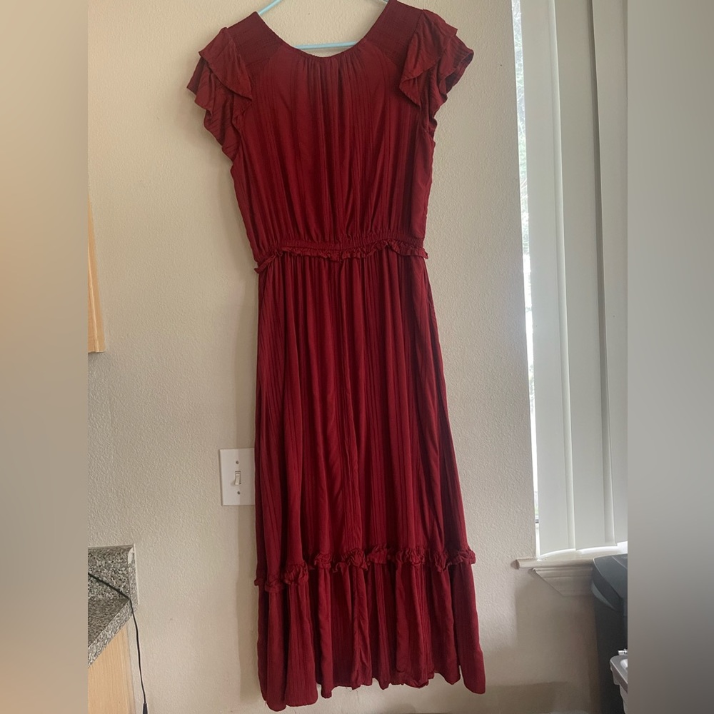 Universal Thread Flutter Sleeve Cottage-Core Dres… - image 3